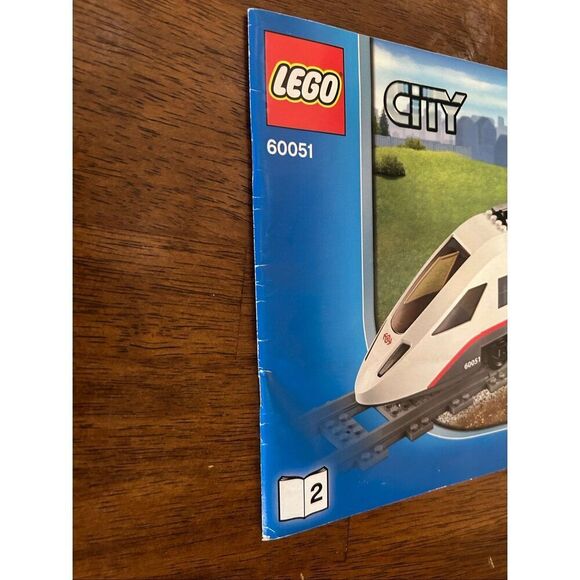 LEGO City #60051 High Speed Passenger Train Instruction Manual Only 2,3,&4 (6003 - Picture 3 of 14